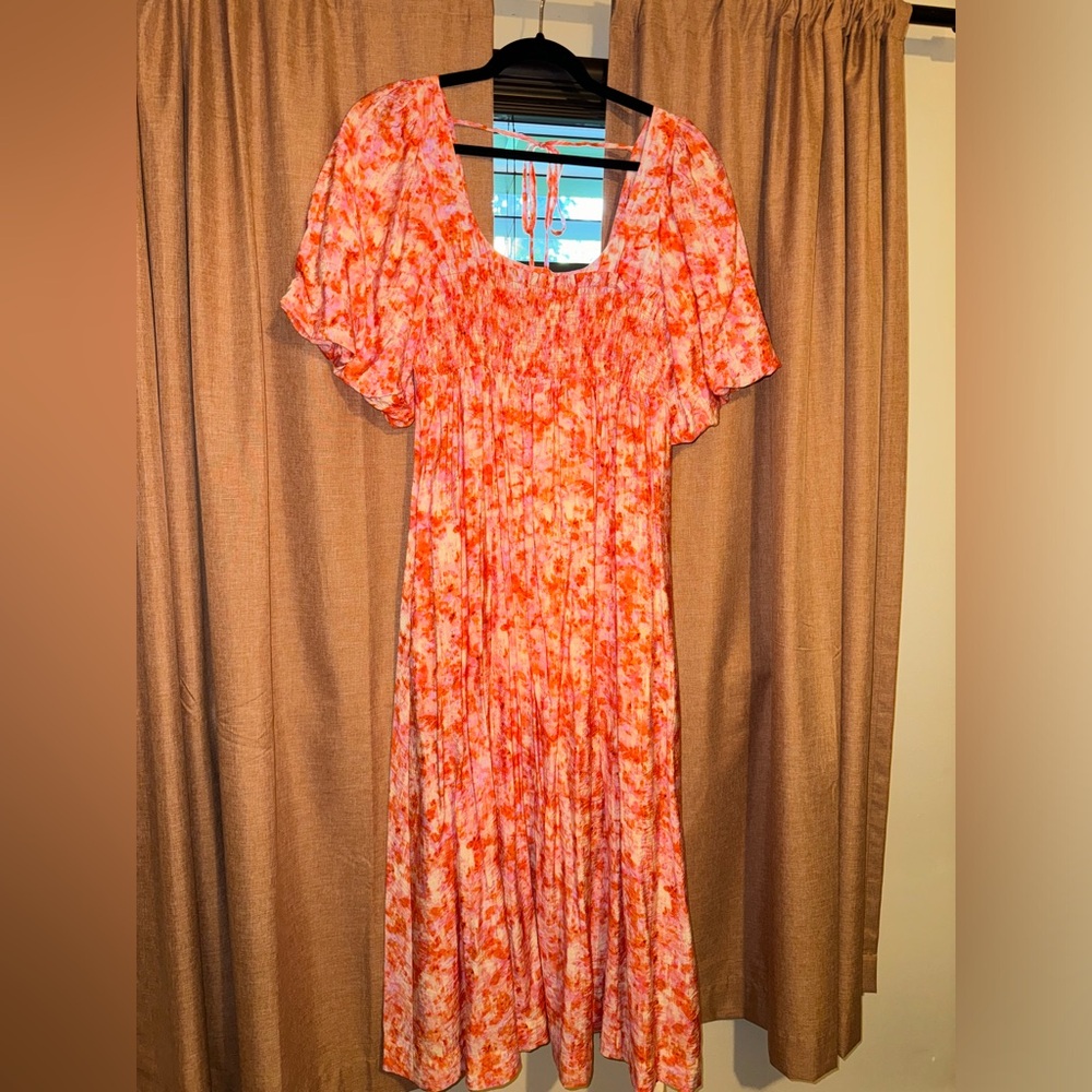 Anthropologie floral dress